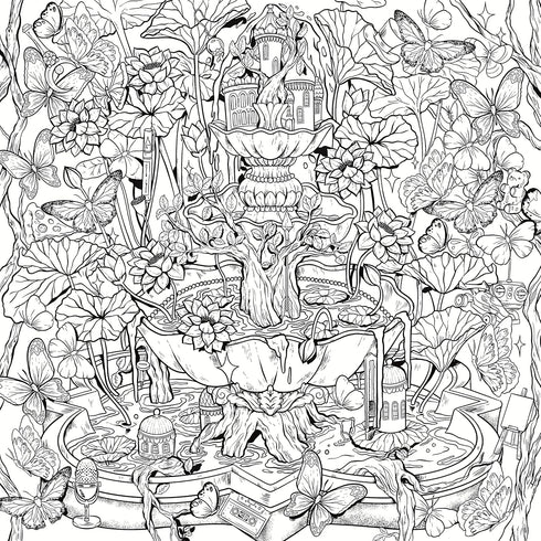 MYTHOGRAPHIC COLOR AND DISCOVER: DREAM GARDEN - ATTANASIO. FABIANA